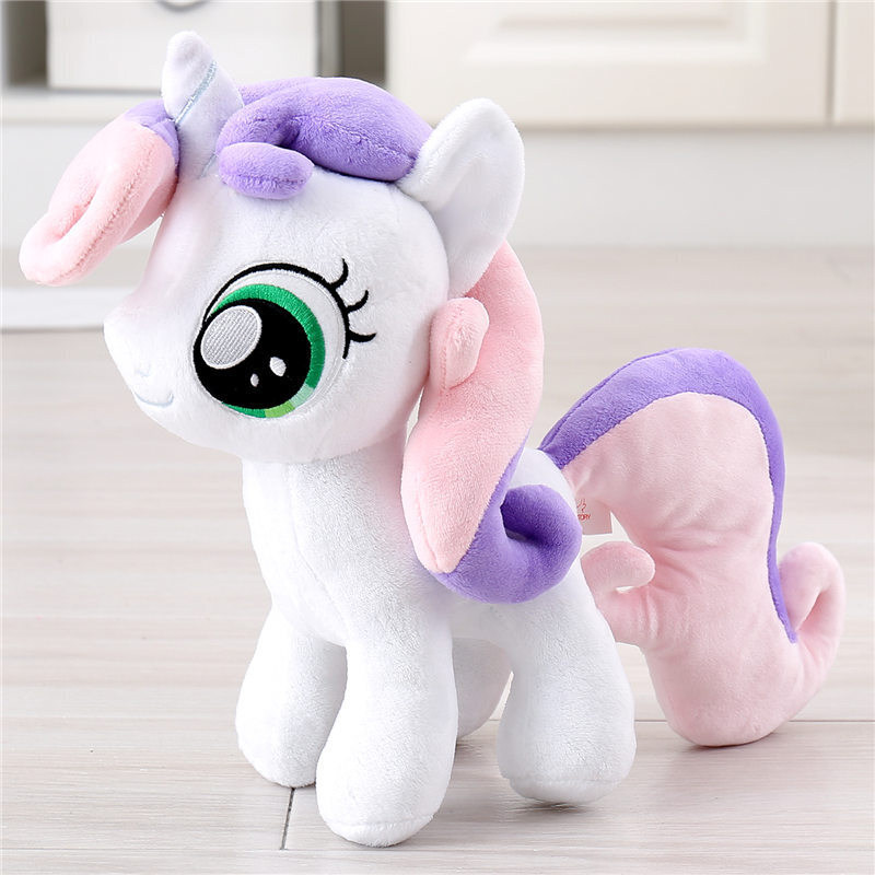 适用于独角兽公仔宝莉小马毛绒玩具甜心宝宝紫悦柔柔布娃娃公仔玩偶