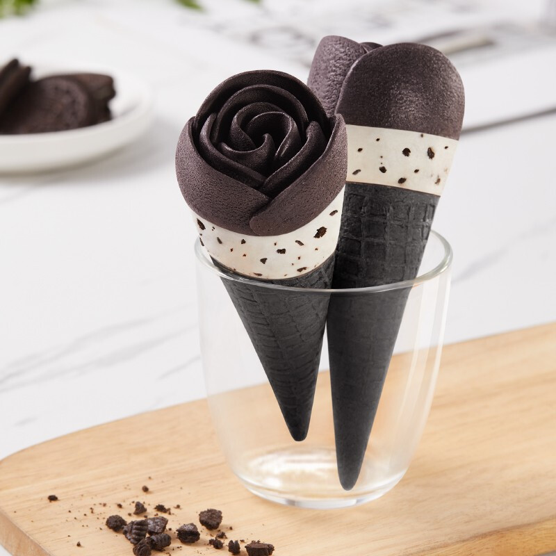 和路雪超级可爱多花花筒饼干碎香草口味70g4支奥利奥碎冰淇淋5件