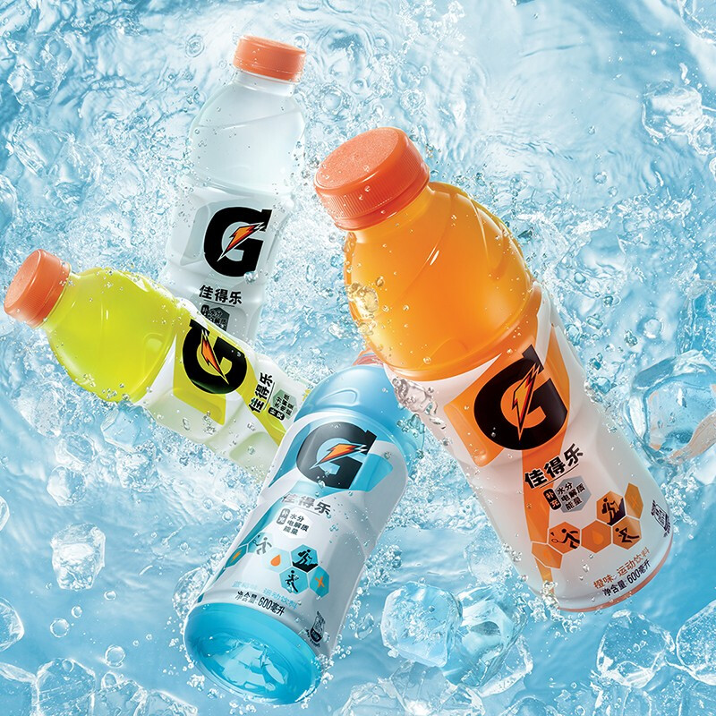 佳得乐gatorade西柚味功能运动饮料整箱600ml15瓶跑步健身百事出品2件