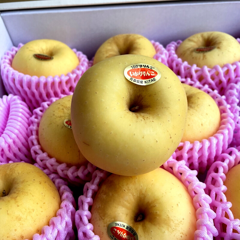 日本品种冬恋雀斑美人苹果原箱5斤装大果当季新鲜水果脆甜黄苹果顺丰