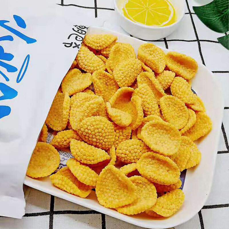 潮巴爷小米锅巴脆锅巴麻辣味孜然味八爷休闲网红零食散装麻辣3包孜然2