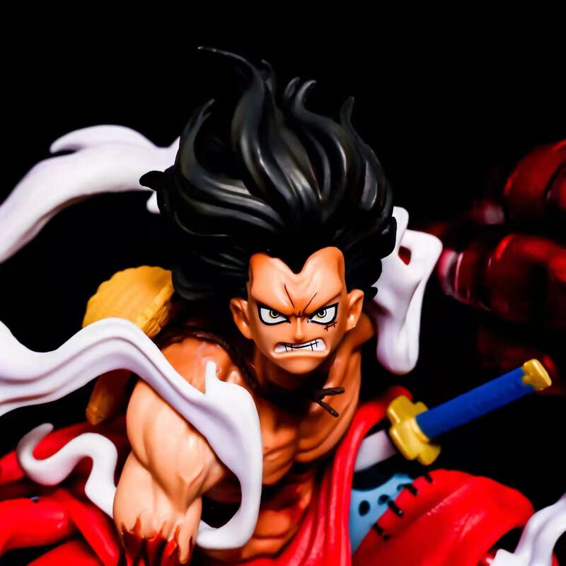 毅踏路飞四档动漫卡通周边gk海贼王太阳神天瞳和之国路飞蛇人十人团