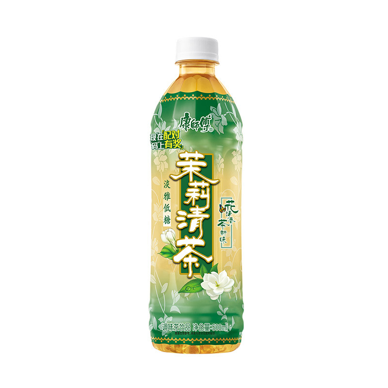 康师傅茉莉清茶500ml*15茉莉茶瓶装饮料清香浪漫整箱 *2件