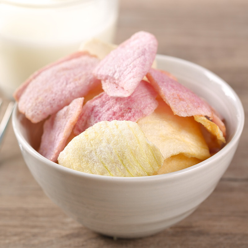 良品铺子双色洋葱脆片30g 脱水即食蔬菜干 红黄洋葱脆片休闲零食 *2个