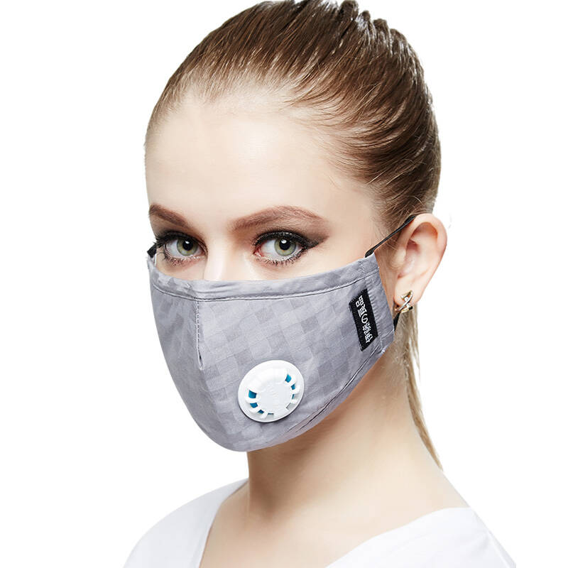 伊藤良品健康防护 抗菌防霾口罩 明星铂金款 雁灰 9500f