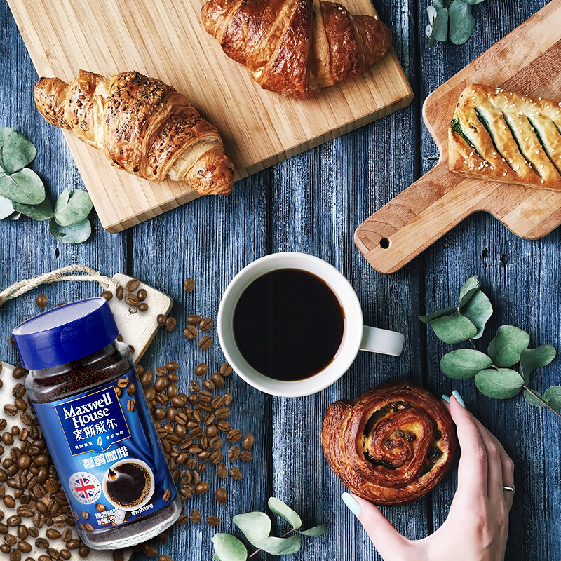 麦斯麦斯威威尔英国进口速溶香醇咖啡100g
