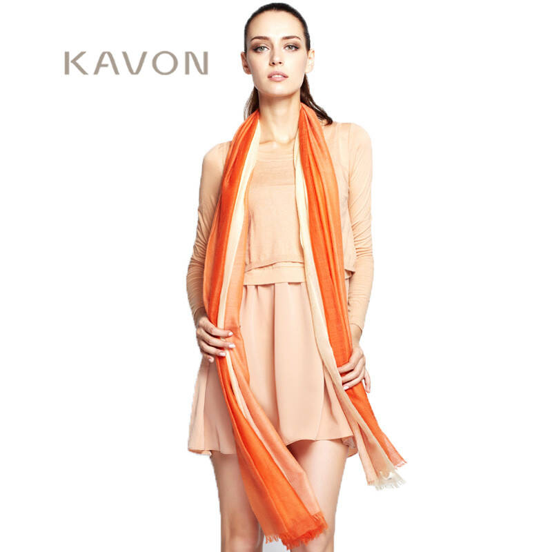 kavon卡汶女装 秋新款 圆领长袖雪纺两件套连衣裙ka4l916f 腊粉色o08