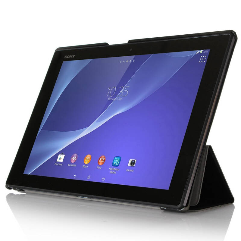 艾韦仕 索尼 xperia z2 tablet 平板电脑超薄三折支架式保护皮套 索尼