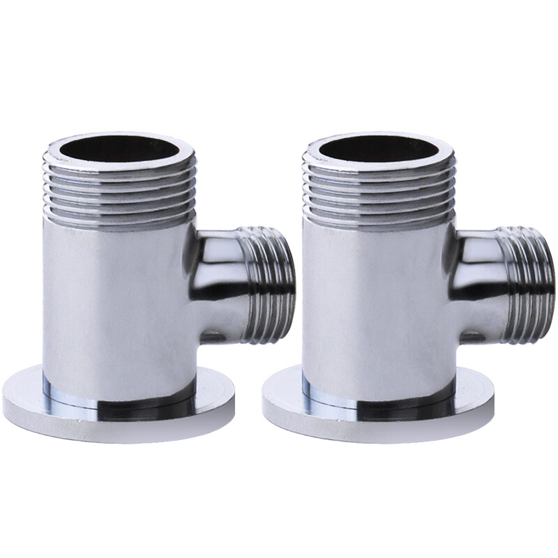 莱尔诗丹 larsd t2全铜明装转接头 淋浴花洒明装转暗装接头明暗装转接