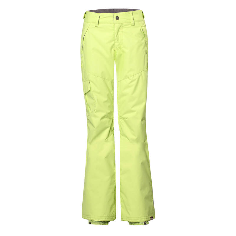 gsou snow户外女士滑雪裤 单板双板滑雪裤 女款防风防水棉裤1421 荧光