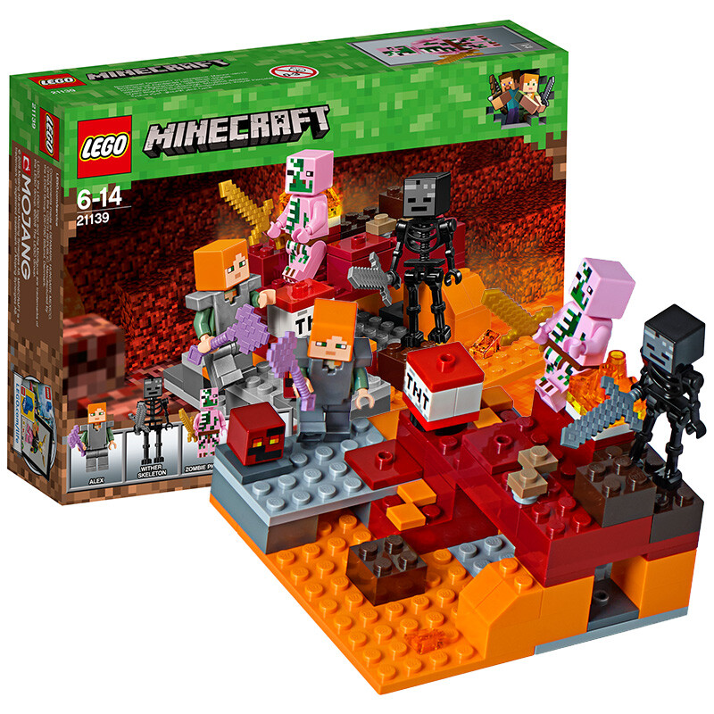 乐高 玩具 我的世界 minecraft 6岁-14岁 冥界之争 21139 积木lego