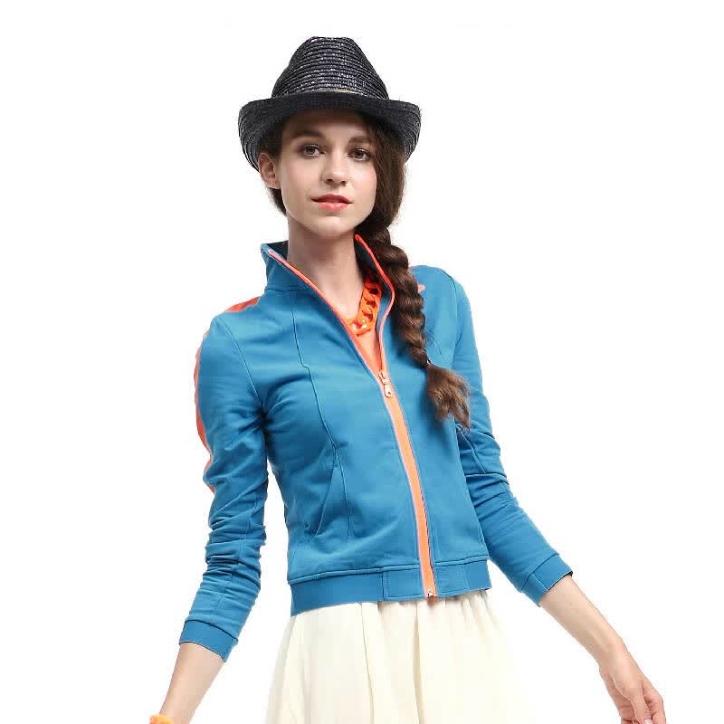 卡帕/kappa背靠背 秋季新品 女装 休闲运动服针织开衫线衫 k0362wk01
