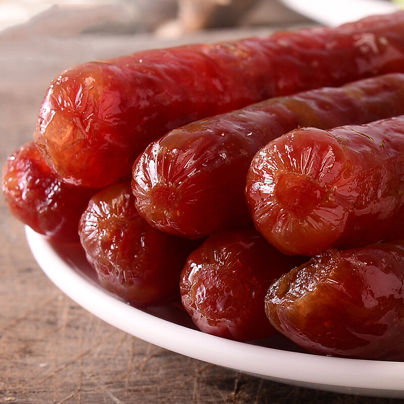 金鳌 广式腊肠 东莞腊肠 广东特产香肠腊味 特级腊肠500g *2件