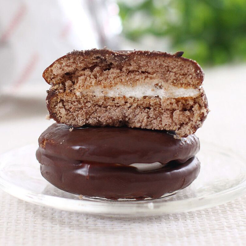 乐一百 cocoaland cocoaland 巧克力派12枚 巧克力味蛋糕食品营养早餐