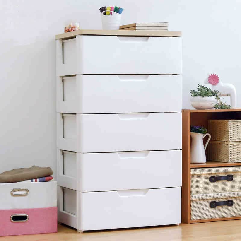 爱丽思iris收纳柜五层塑料抽屉式衣服整理柜杂物储物柜简约衣柜hg