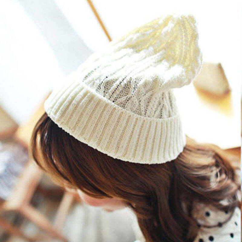 可爱纯色尖尖帽 锥形帽冬季 wmz142151 白色