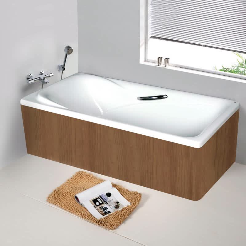 美标卫浴 ct-6516 独立浴缸亚克力 浴池 浴盆 概念 无裙 带扶手浴缸