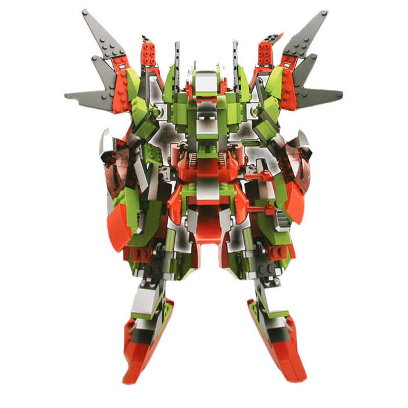 乐知堡终极战兽 终极6合1 双面龙王/巨轮天王/金刚龙王/异甲兽王积木