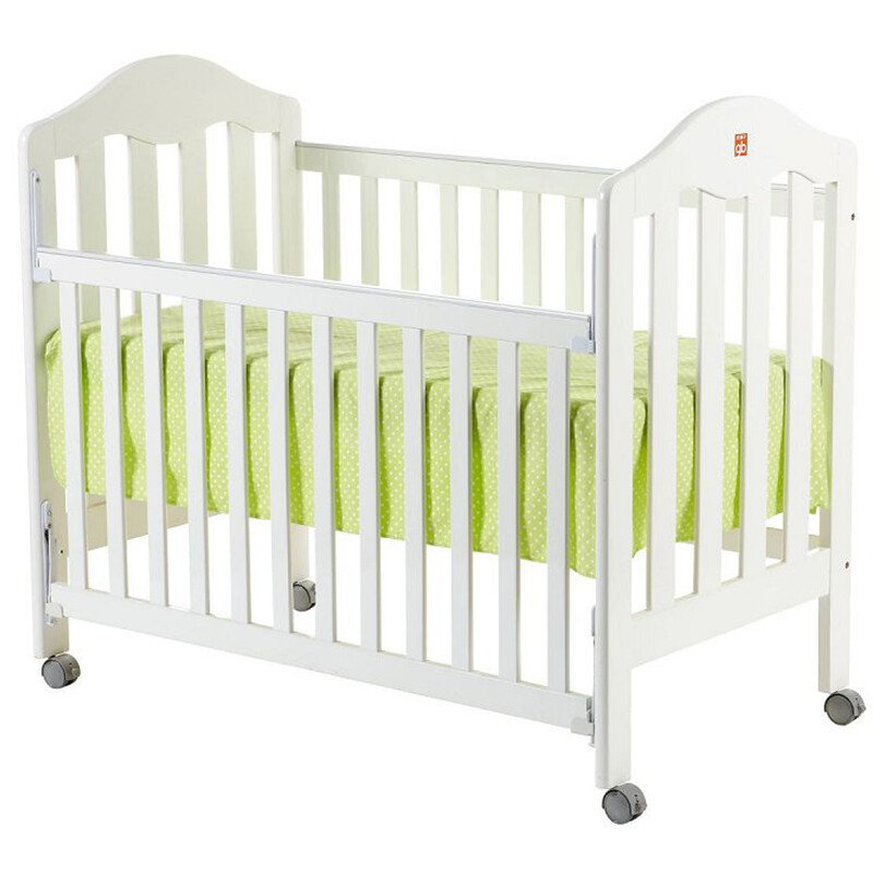 gb好孩子多功能环保实木婴儿床 mc805-b 白色 凑单品