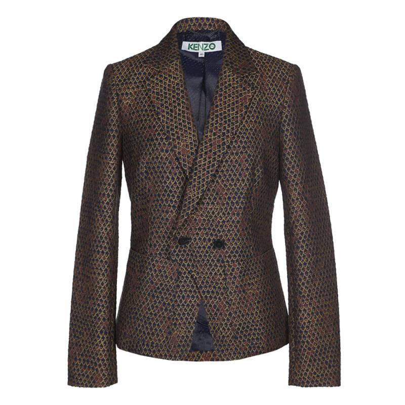 高田贤三kenzo女士西服 单西多色晴纶混纺5dt 2ve019 19 s