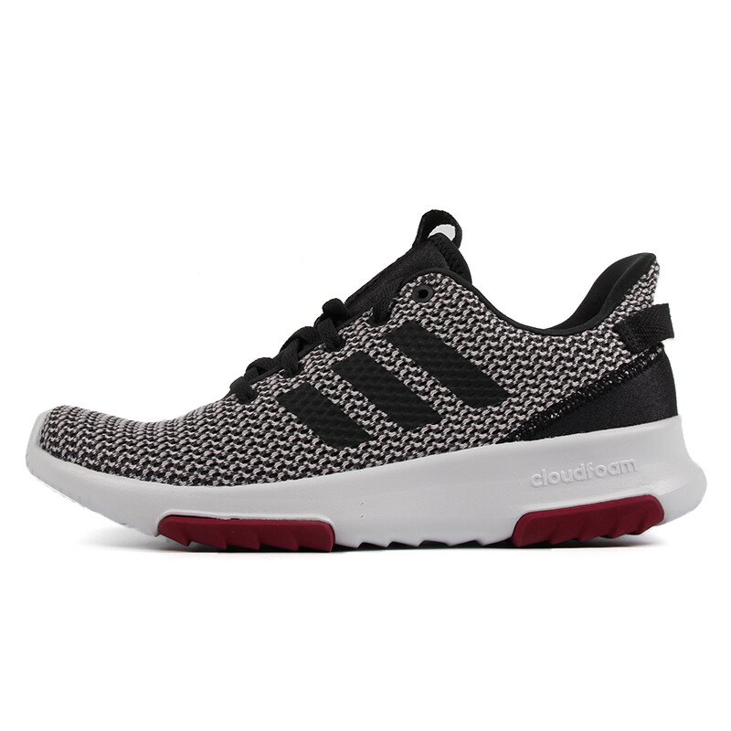 adidas cloudfoam racer tr women's sneakers black ruby