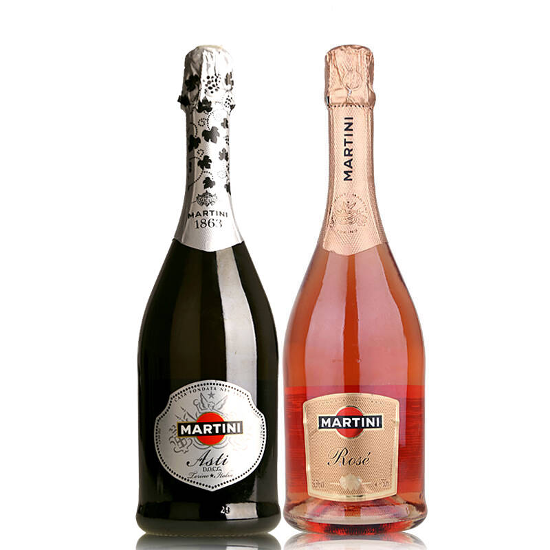 玛法斯 意大利进口 马天尼阿斯蒂 粉红起泡葡萄酒组合 750ml*2瓶