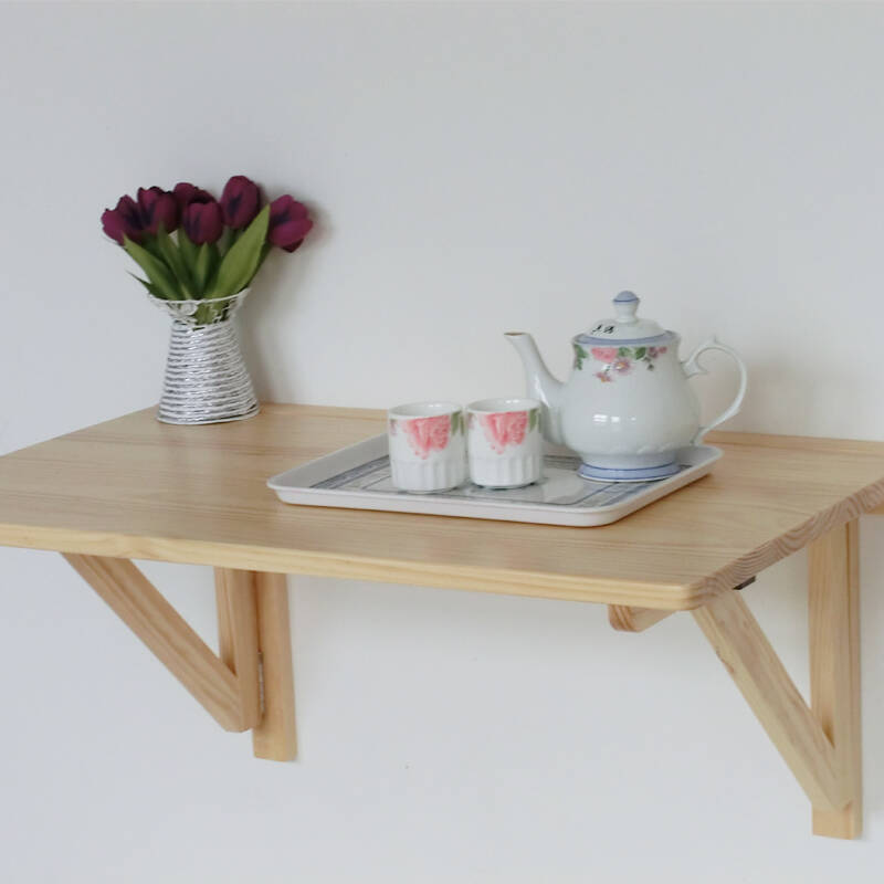 科海之星实木连壁桌挂墙桌靠墙折叠桌壁挂桌电脑桌墙边餐桌书桌墙上挂