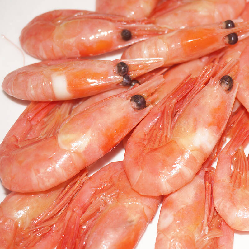 御鲜轩 加拿大超大北极虾 1kg 80  带籽北极甜虾 海米/海虾 新鲜上市