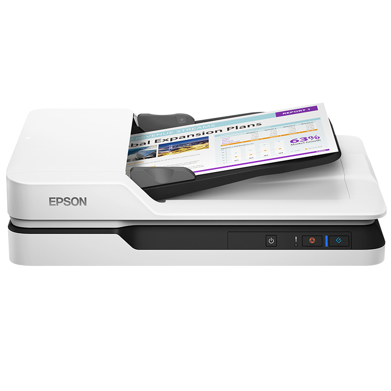 爱普生（EPSON) A4高速彩色文档扫描仪 DS-1610(ADF+平板 22ppm)