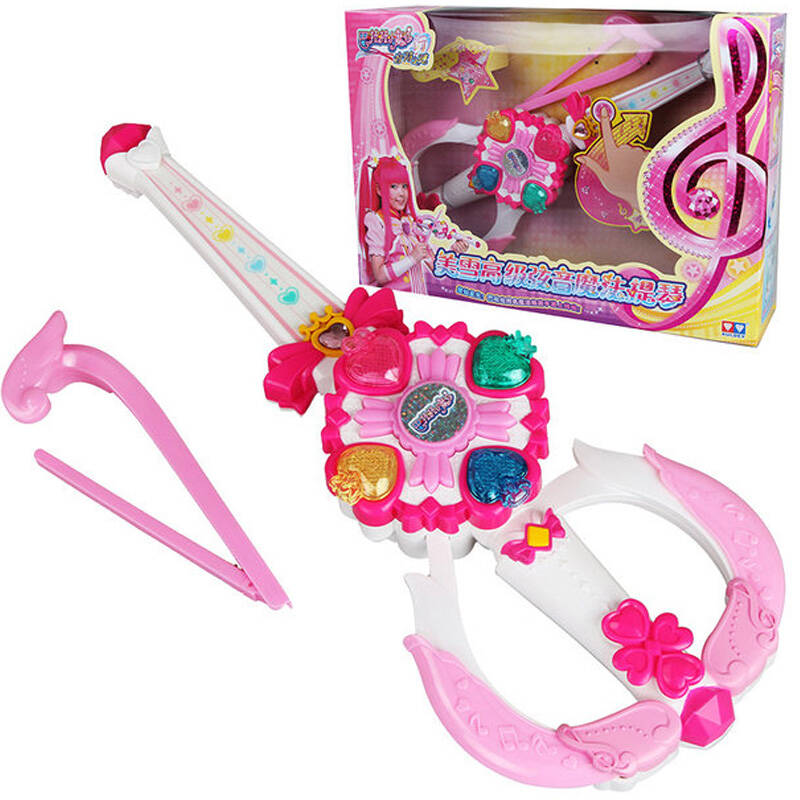 巴啦啦小魔仙魔法棒变身器女孩玩具过家家 美雪高级弦音魔法提琴