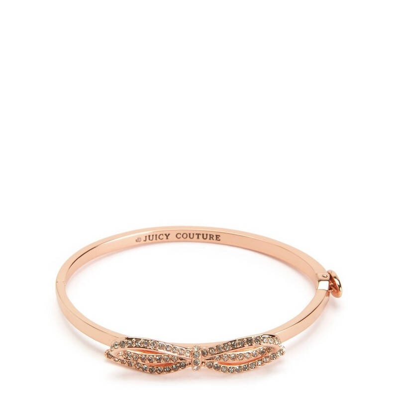 橘滋(juicy couture)女款手镯 玫瑰金 蝴蝶状 圆形1525