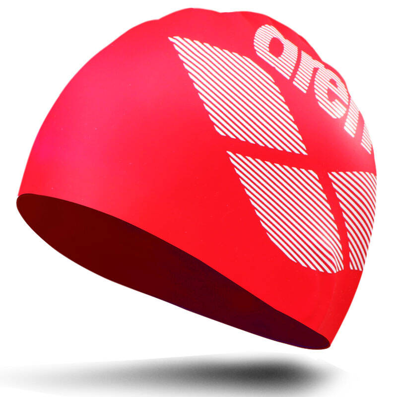 arena阿瑞娜 泳帽男女长发防水舒适硅胶游泳帽 护耳运动时尚防水帽子