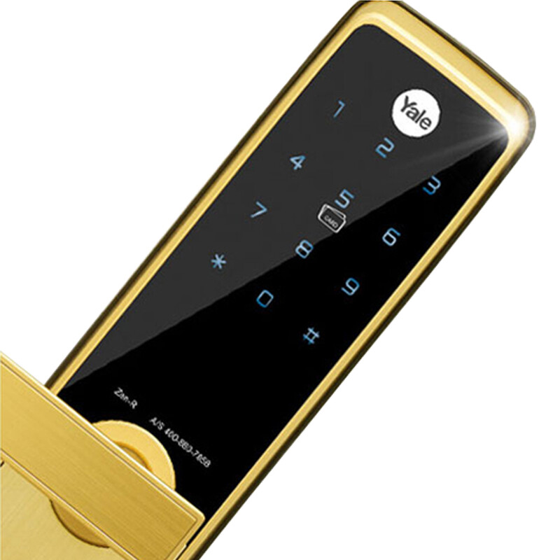 yale耶鲁智能锁智能门锁智能锁密码锁防盗门锁电子锁zenr金色