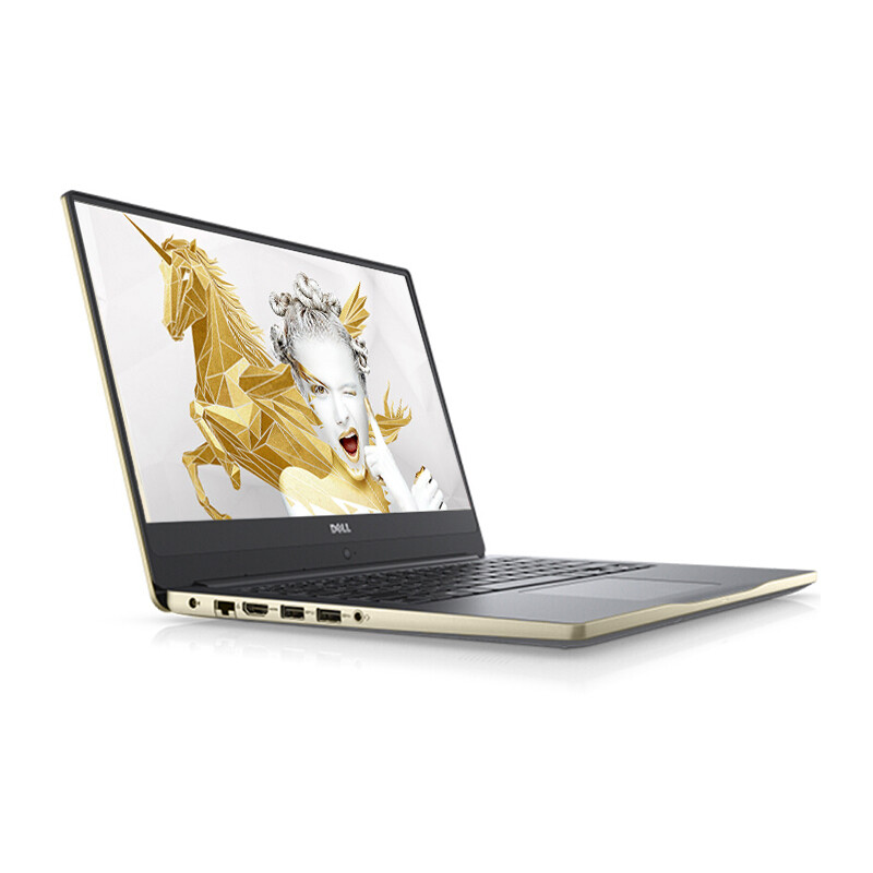 戴尔(dell) 灵越燃7000 7472 14英寸八代四核轻薄固态微边框笔记本