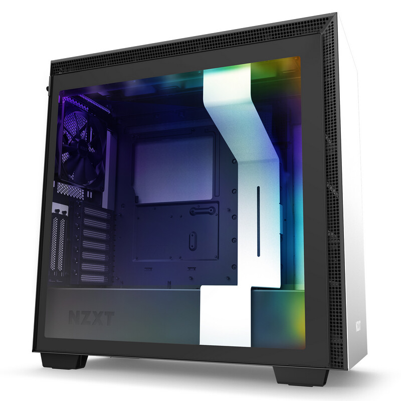 恩杰nzxt h710i 白色 diy中塔atx机箱