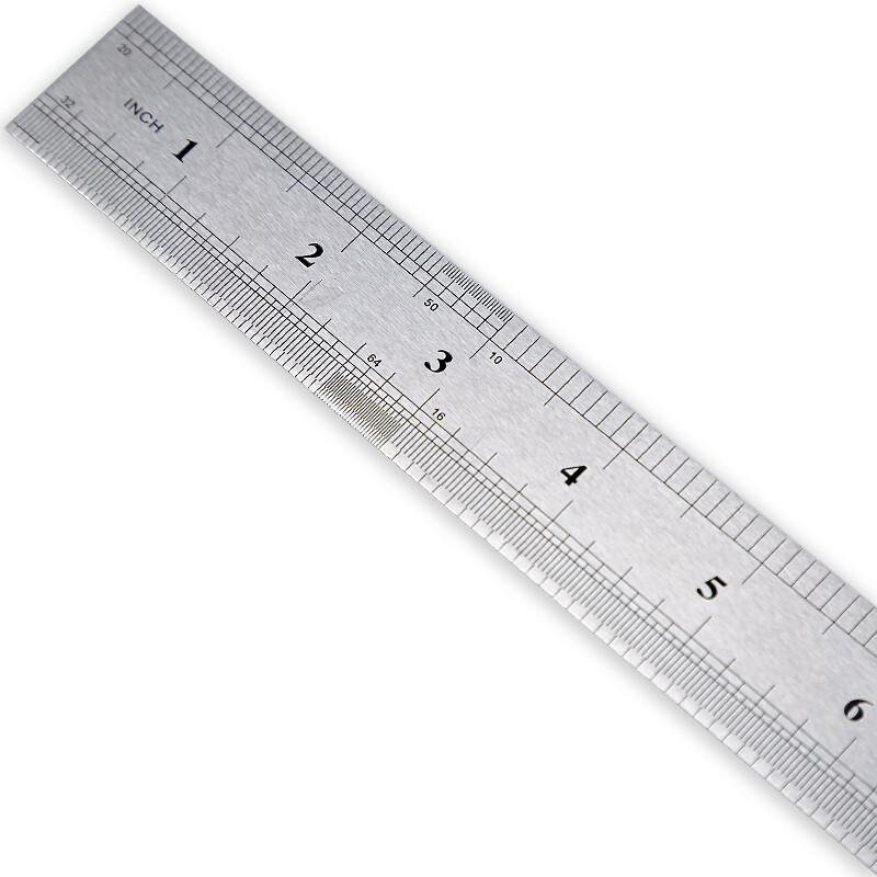 探戈(tango) 不锈钢直尺/刻度尺/学生尺子50cm加宽加厚双面刻度不锈钢