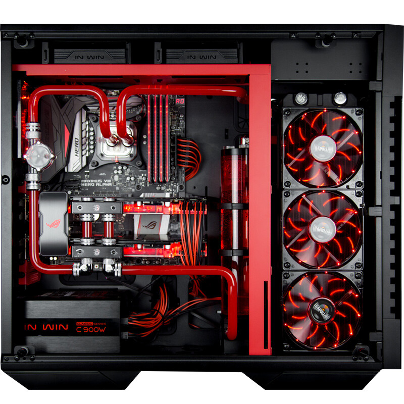 迎广(in win)509 黑红 全塔式机箱