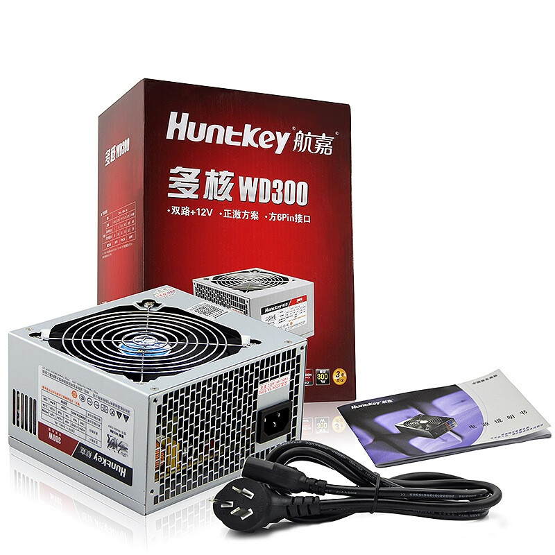航嘉(huntkey)额定300w 多核wd300电源