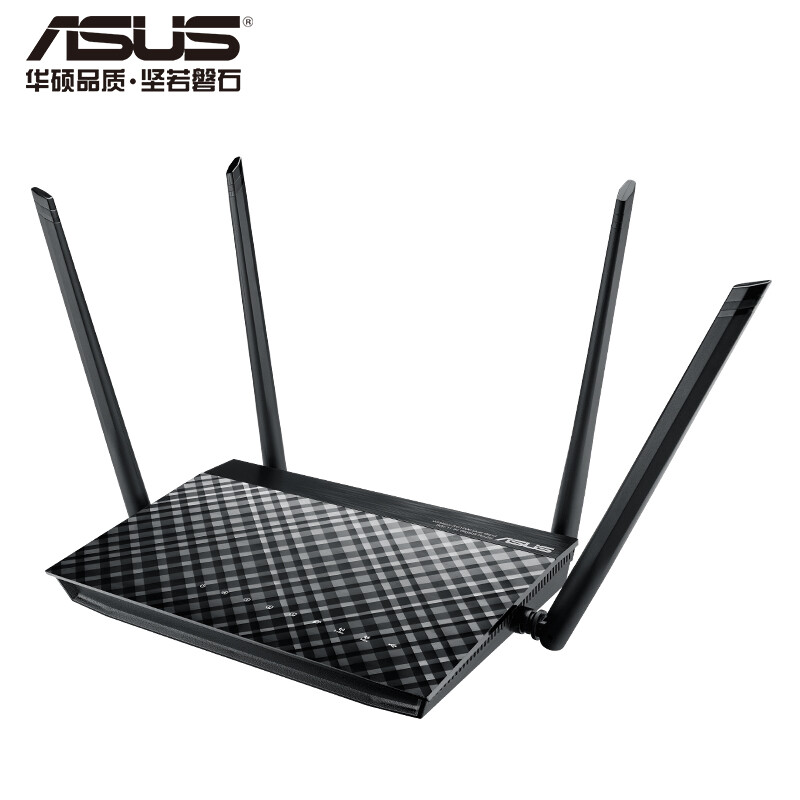 华硕(asus)rt-ac1200gu 双频千兆智能 双频无线1200m路由器