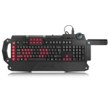 多彩（Delux） T21 专业游戏键盘 黑红