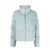 蒙口（Moncler）女士ANTRE纯色羽绒外套 浅蓝色 1A00054 5964B 80H 0码155/80A