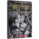英文原版 哈利波特与密室 20周年纪念版 美国版 Harry Potter and the Chamber of Secrets JK罗琳 布莱恩·塞兹尼克封面