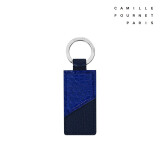 卡米富尔奈（Camille Fournet）钥匙扣男女通用款牛皮鳄鱼皮混皮奢侈品 湛蓝色/蓝色