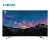 海信（Hisense）LED55EC750US 55英寸 超高清4K HDR 人工智能 智慧语音电视 VIDAA4.0系统（子夜黑）