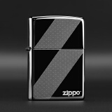 ZiPPO打火机zippo 黑冰商务标志经典系列 zppo火机 男士官网zipoo 黑冰商务款C 单机