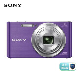 索尼（SONY） DSC-W830 便携数码相机/照相机/CCD卡片机 紫色（约2010万有效像素 8倍光学变焦 25mm广角 ）