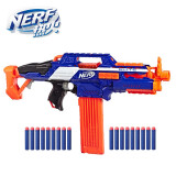 孩之宝(Hasbro)NERF热火 男孩儿童节软弹玩具发射器模型 精英系列 超凡CS-18（蓝橙异色版）户外玩具A4492