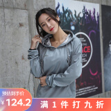 SUGARAPPLE 爆汗服女运动套装发汗跑步健身服运动瑜伽长裤出汗暴汗服 灰色上衣 L