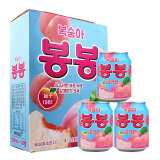 海太桃子果汁 果味饮料 238毫升 12听装 韩国原装进口果汁