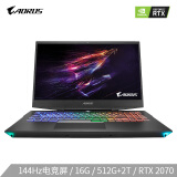 技嘉AORUS15 15.6英寸窄边AI智能游戏本（i7-8750H RTX2070 16G 512GM.2+2T 144Hz FHD killer网卡 RGB键盘）